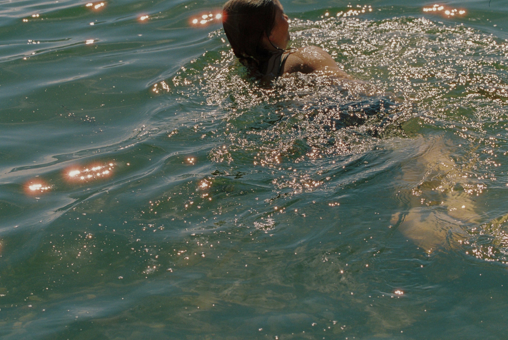slow living summer - swimming