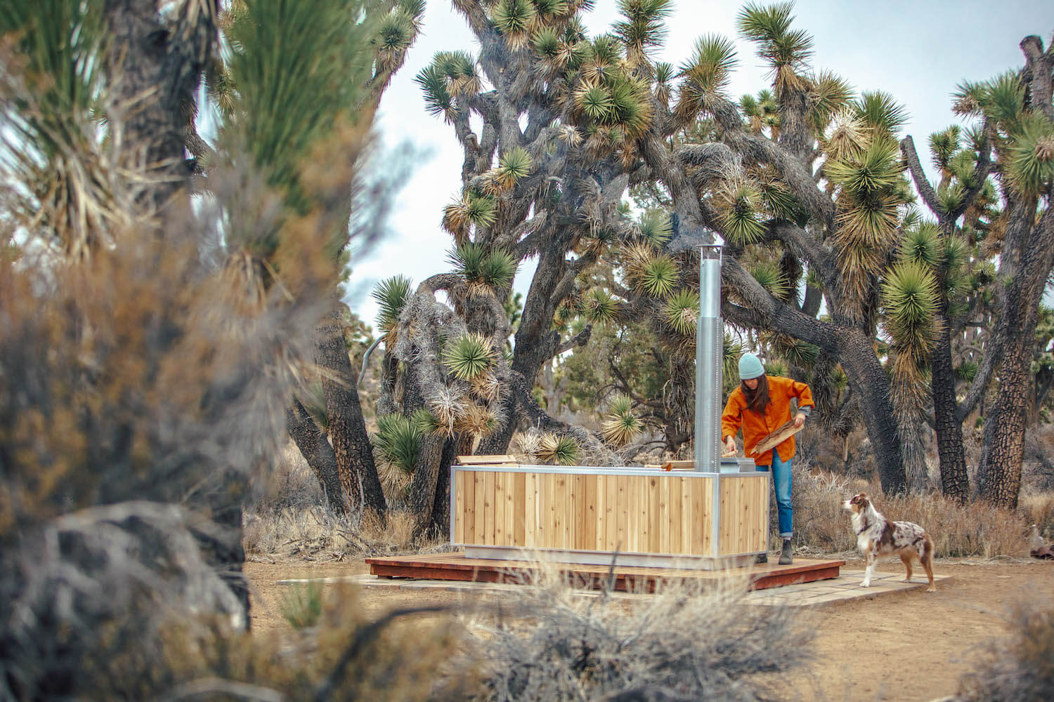 How to Fire Up the Wood Burning Hot Tub