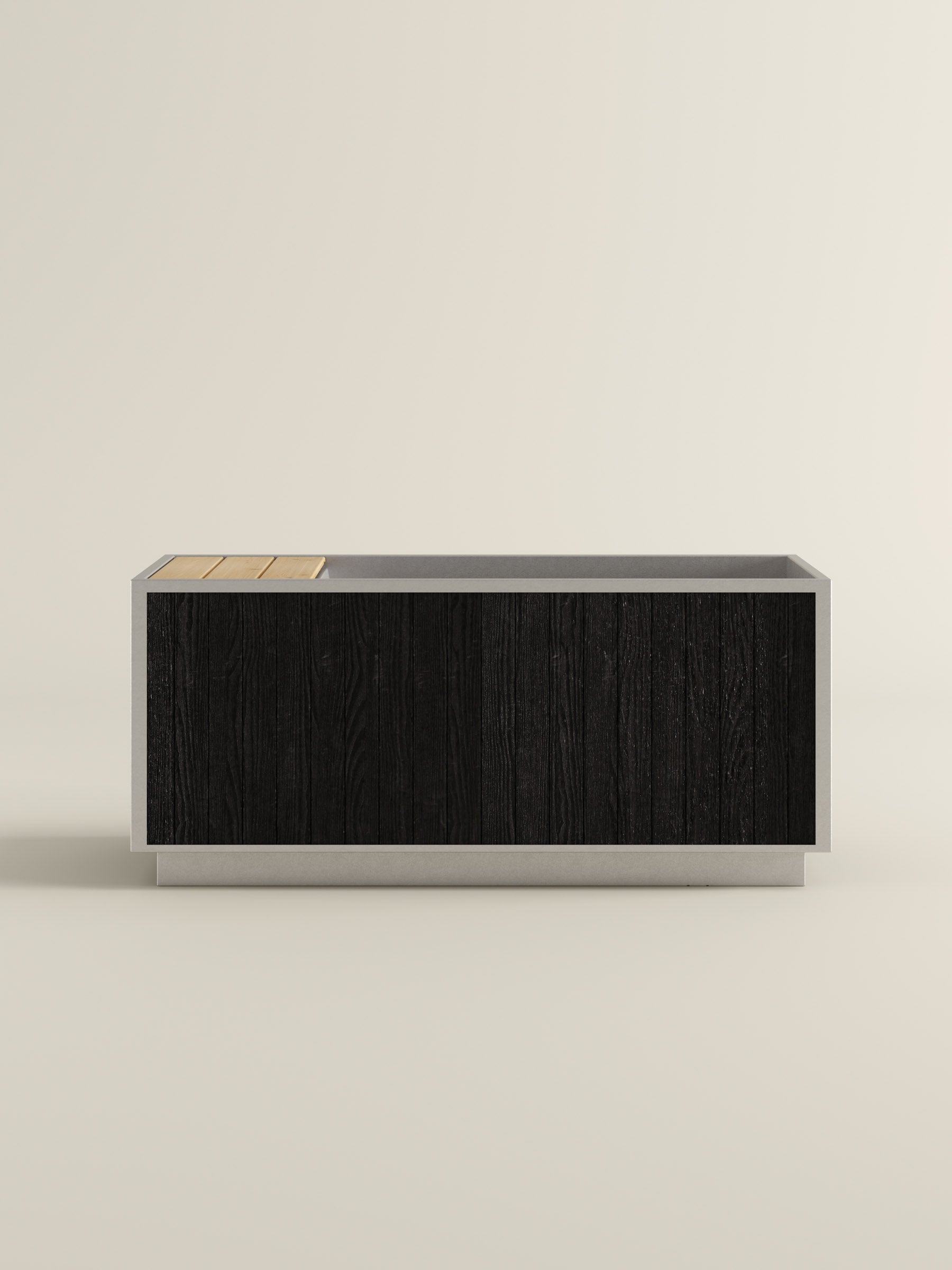 modern cold plunge tub