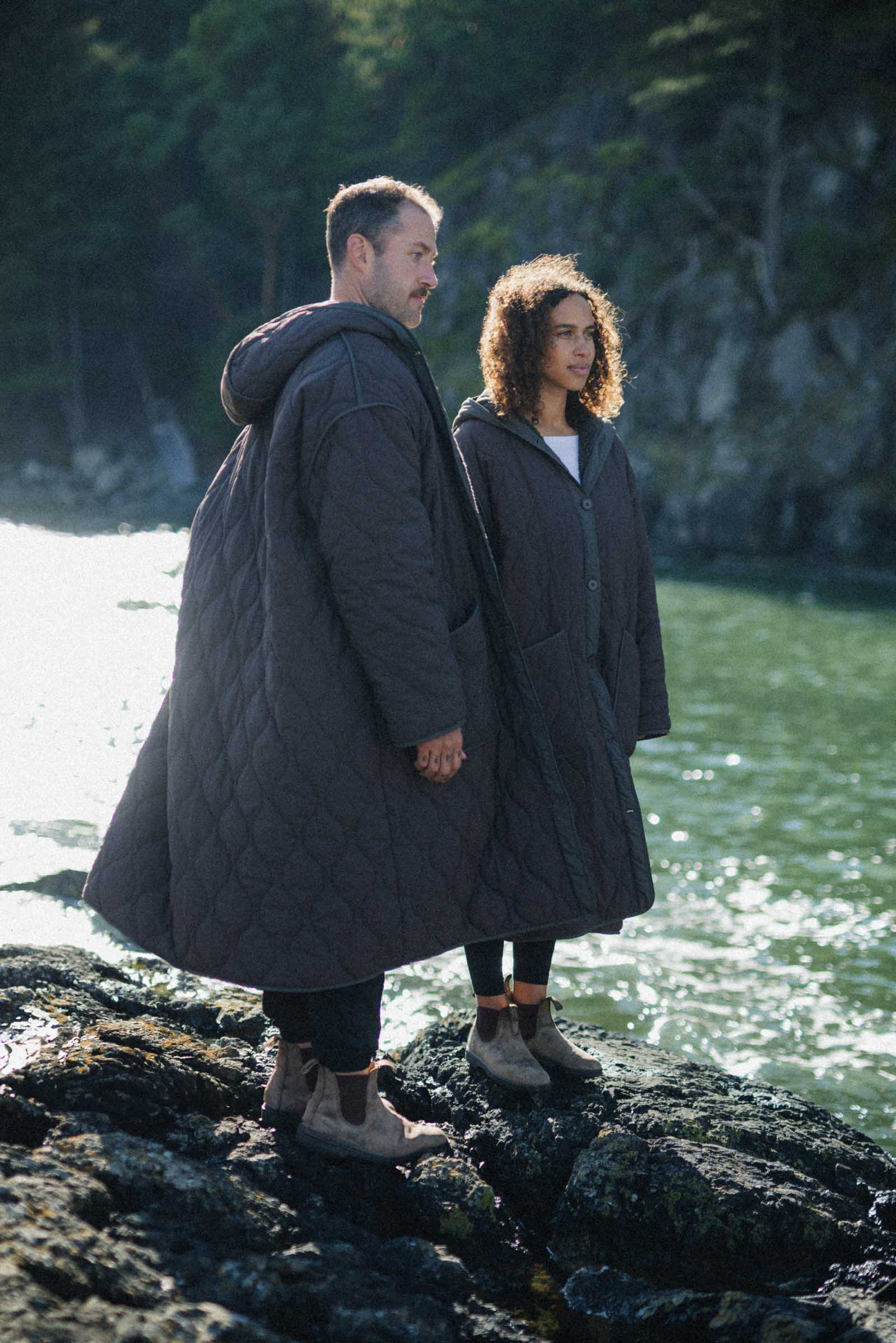 cozy outdoor robe jacket