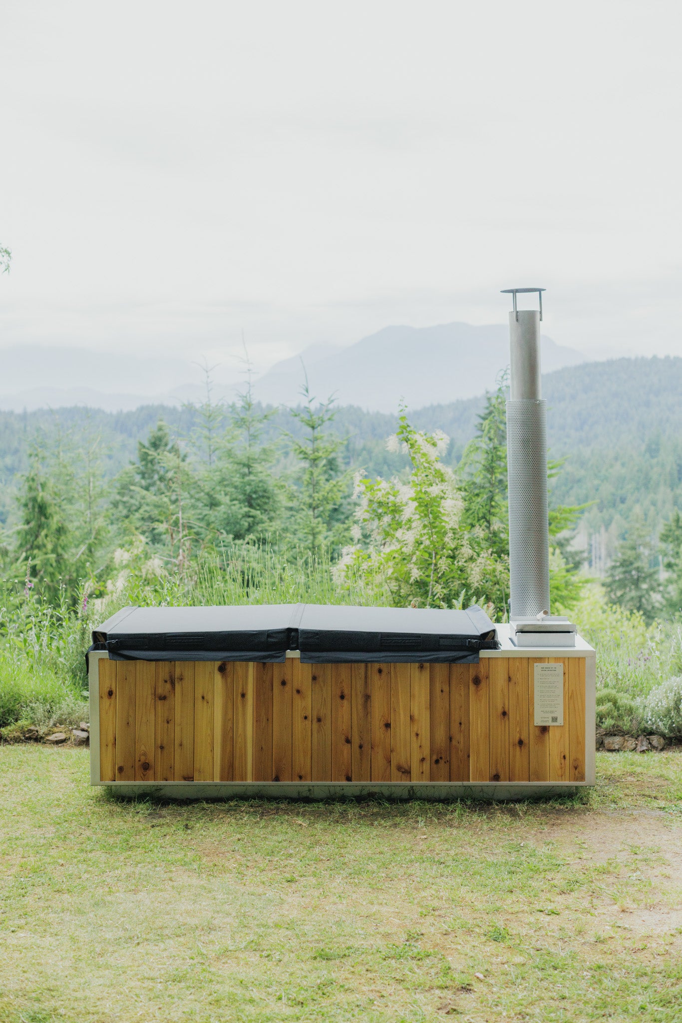 Insulated Cover for Wood Burning Hot Tub