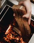 wood burner hot tub - firebox