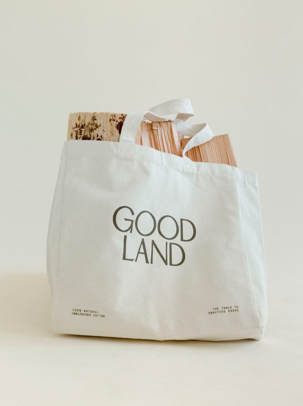 natural canvas tote bag