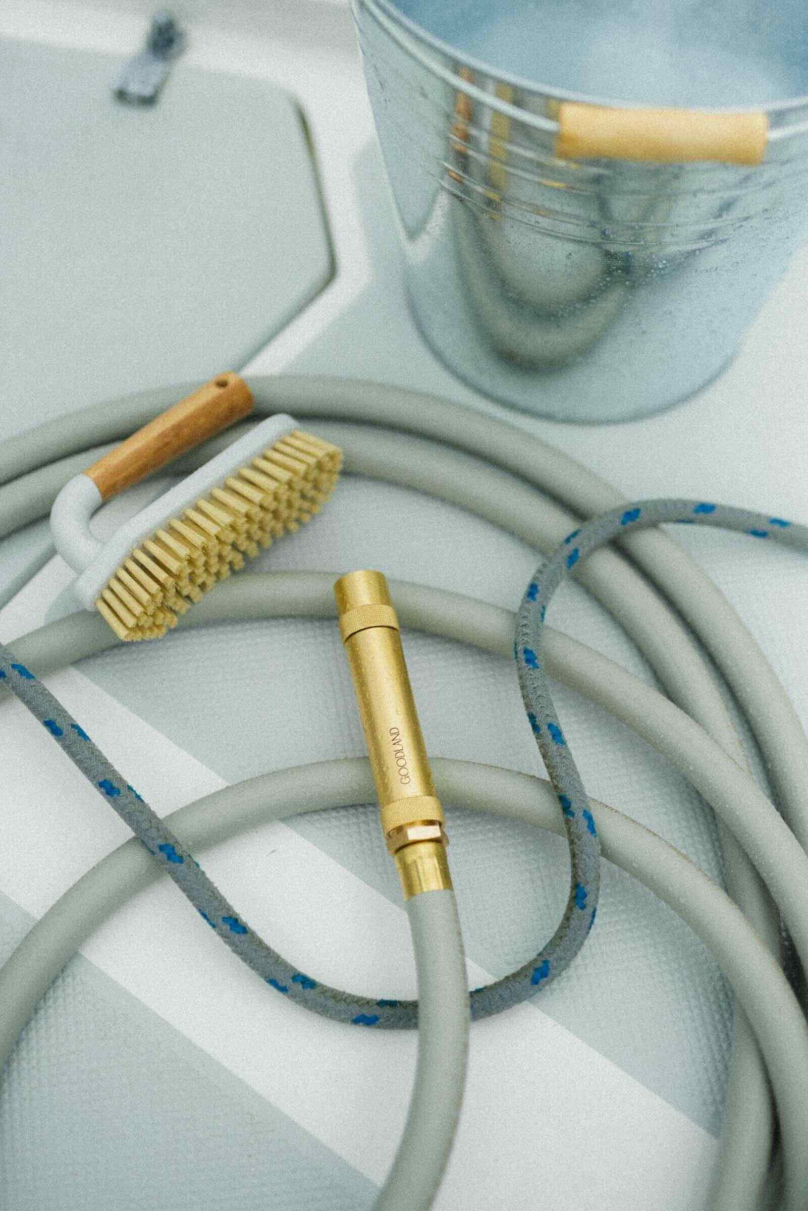no kink garden hose with brass fittings