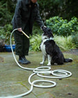 Drinking water safe garden hose with brass fittings