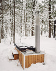 insulated cover for hot tub in winter