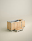 platform and side table for tub