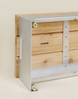 tubside station in cedar and aluminum