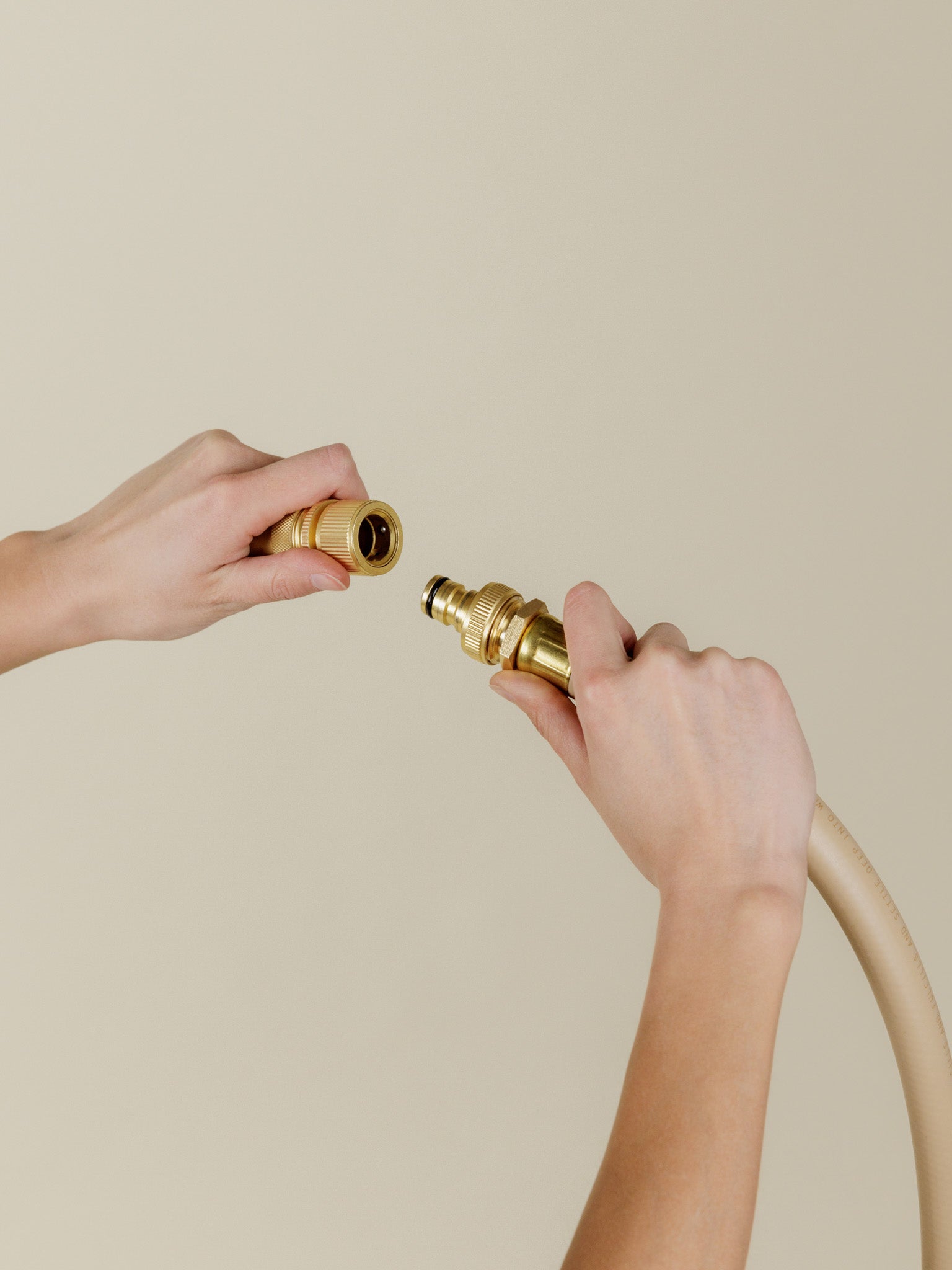 brass quick connect set for garden hose