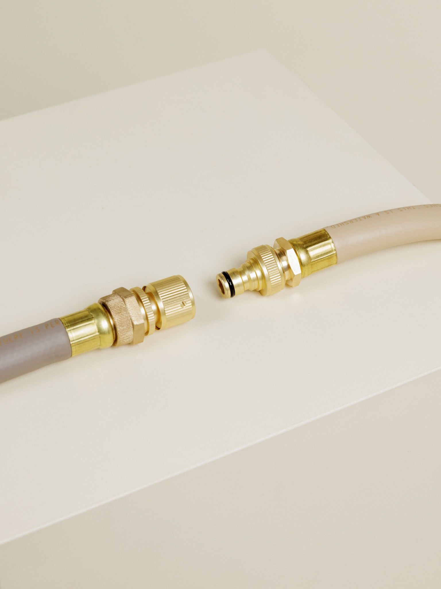 connect two hoses with quick connector set