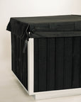 outdoor tub with insulated cover for hot outdoor bath
