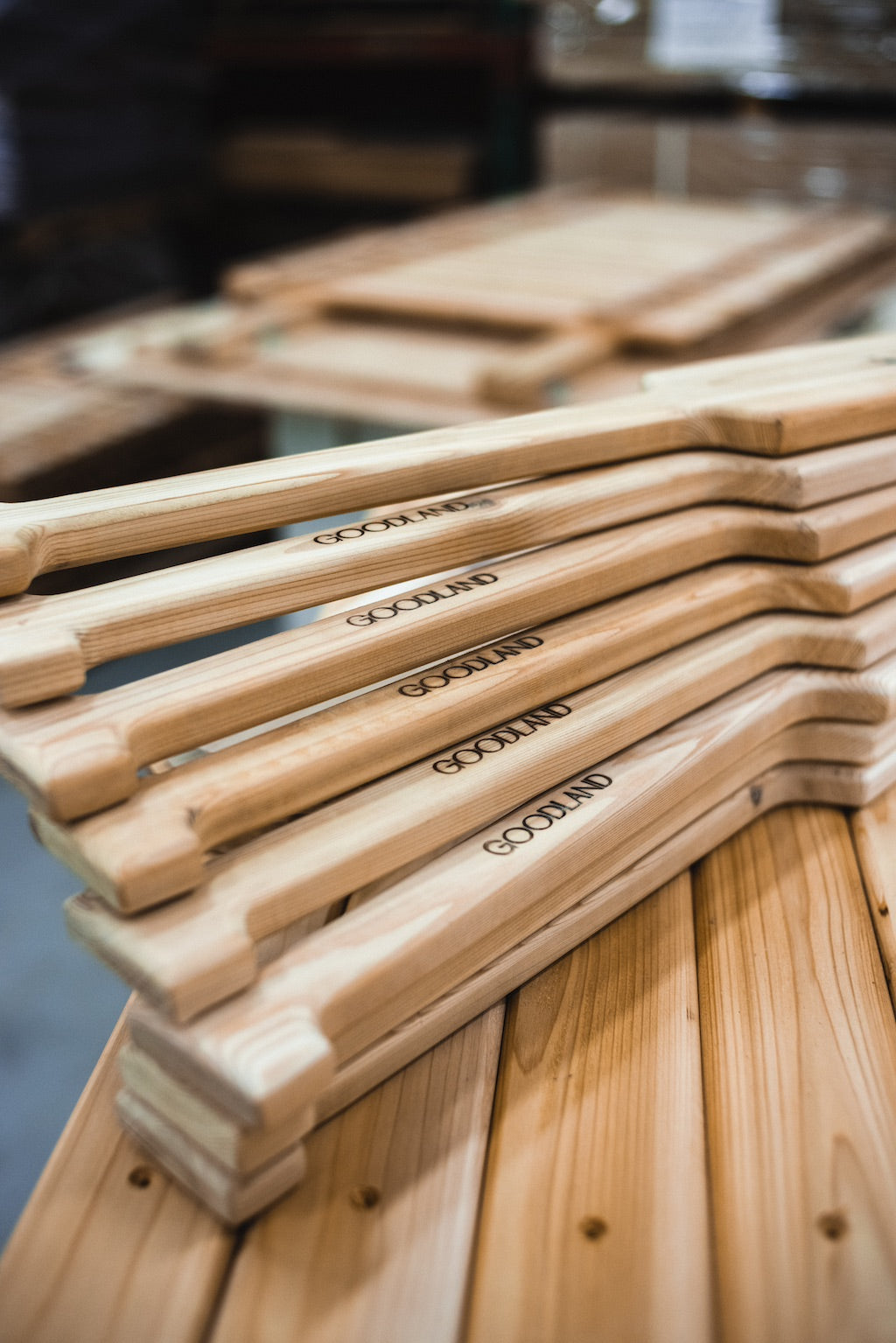 wood products in GOODLAND manufacturing facility