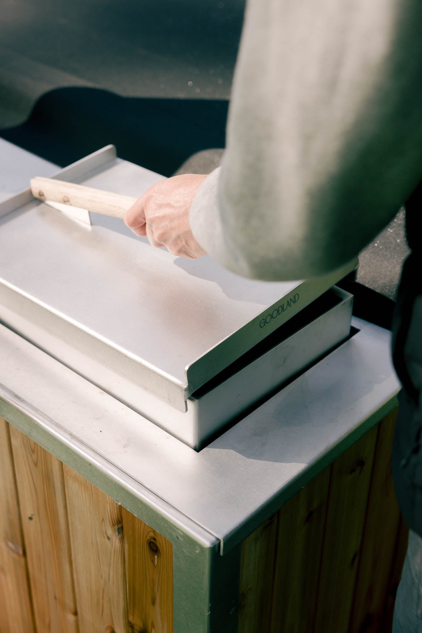 wood burning stove hot tub