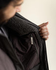 outdoor robe with sherpa lining