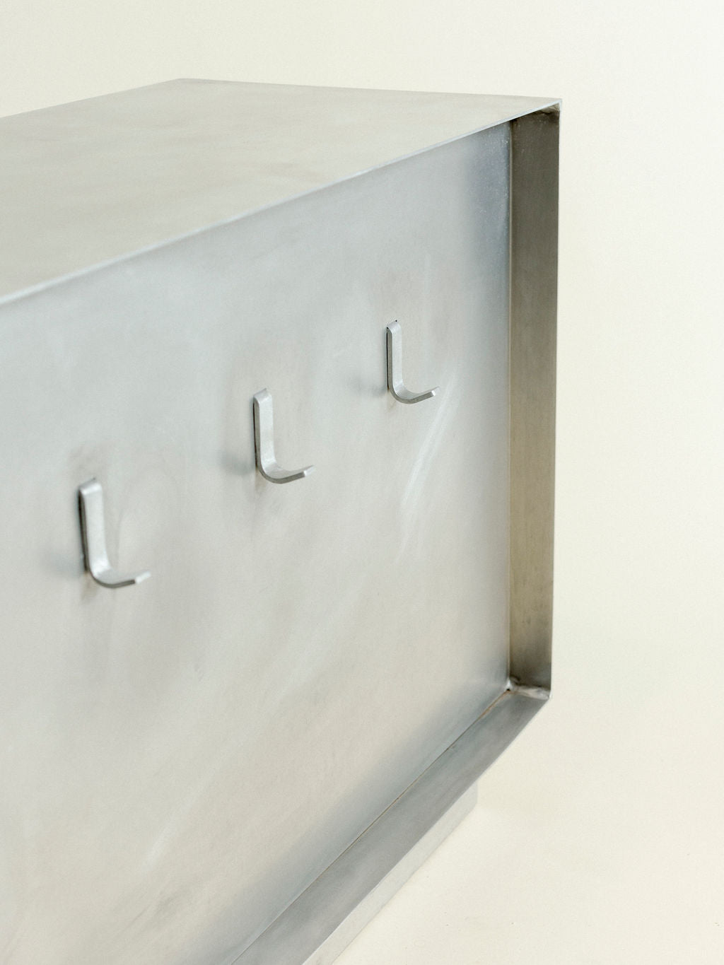 metal firewood holder with hooks