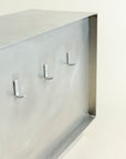 metal firewood holder with hooks
