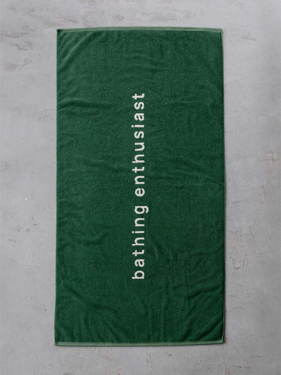 Large Bath Towels  Bathing Enthusiast Green Bath Towel – GOODLAND