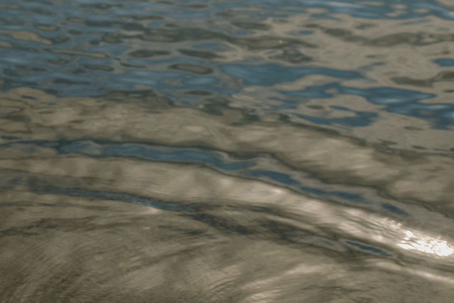 rippling water