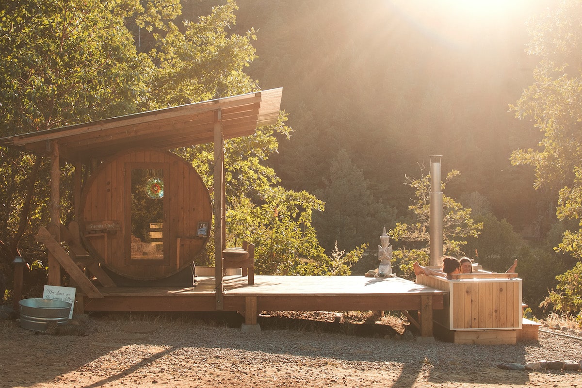 wood fired bathing ritual