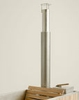 wood burner hot tub - chimney  