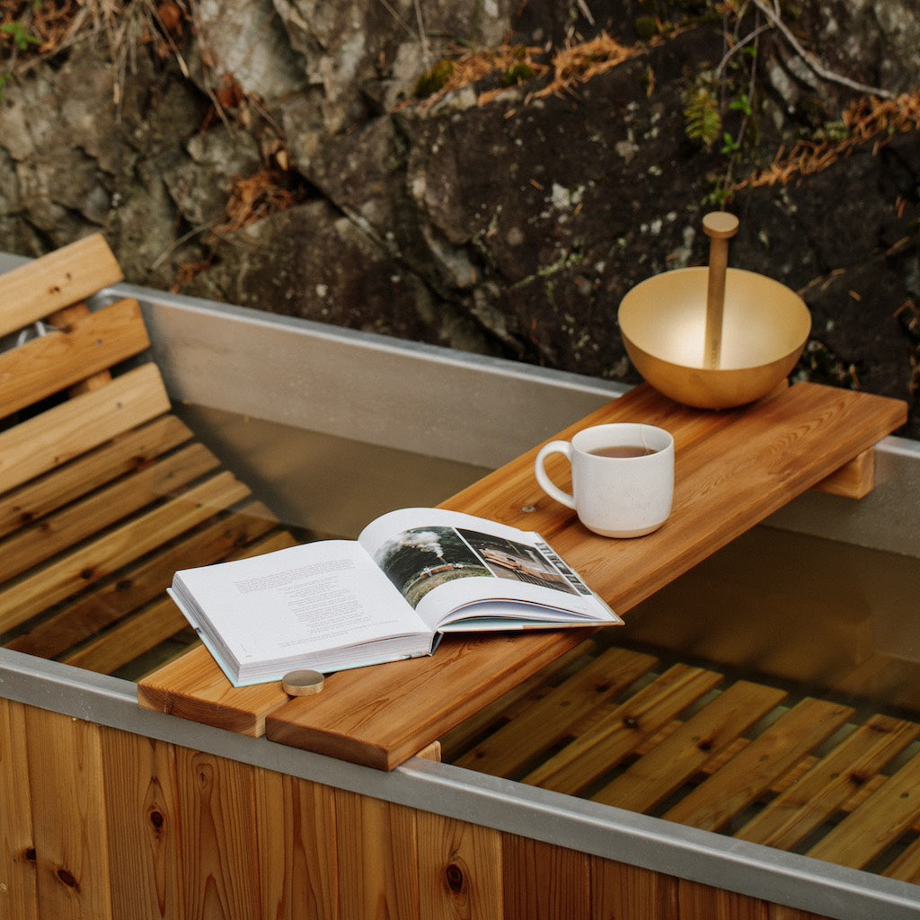 immersive outdoor wood fired bathing