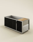 cold tub with chiller in black 