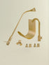 complete garden hose accessories kit with brass wall mounted hose hanger #option_raw-brass