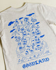 GOODLAND T shirt with illustration by artist Jacco Bunt