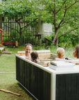 wood burning hot tub for a small family 