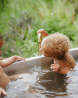 wood fired hot tub water  