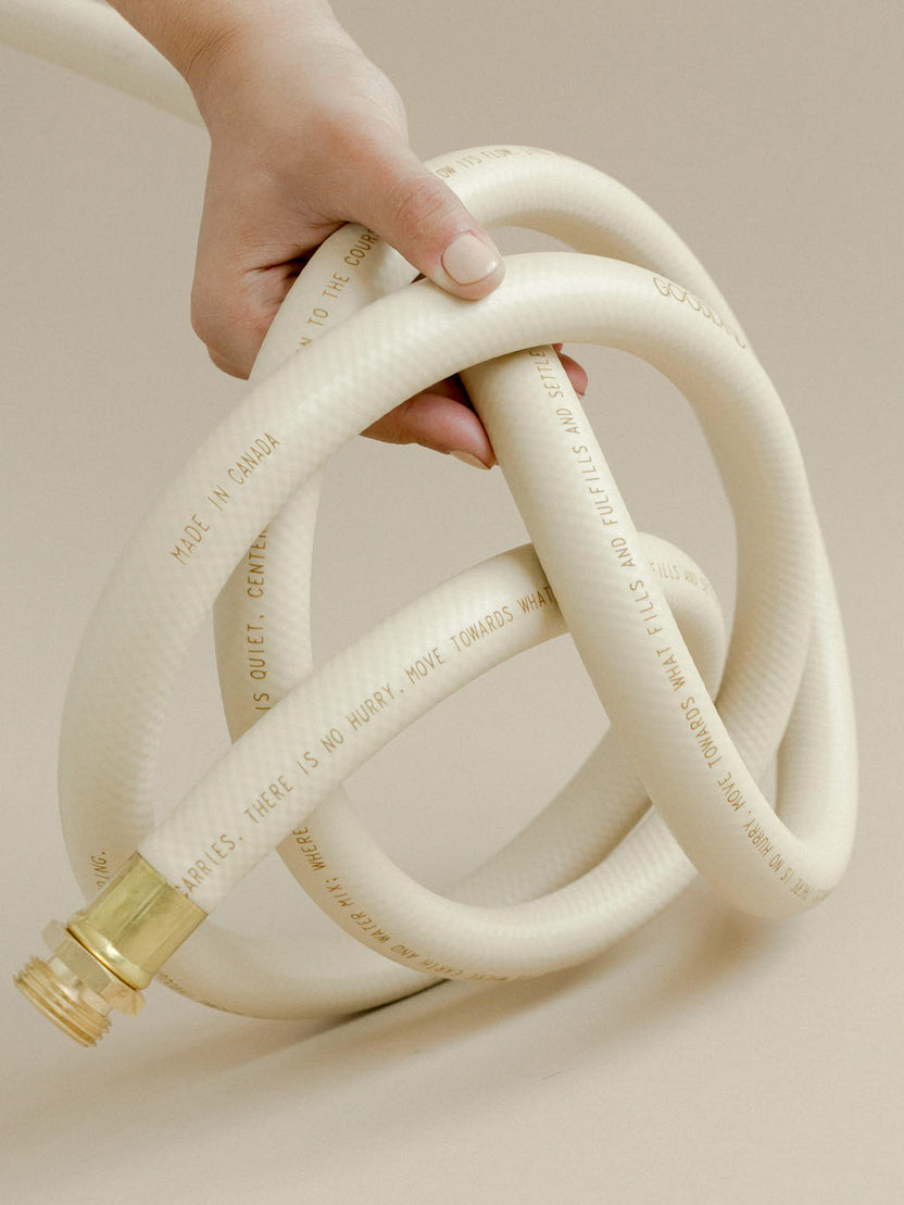 Everlasting Garden Hose Tan Garden Hose in 3 Lengths GOODLAND
