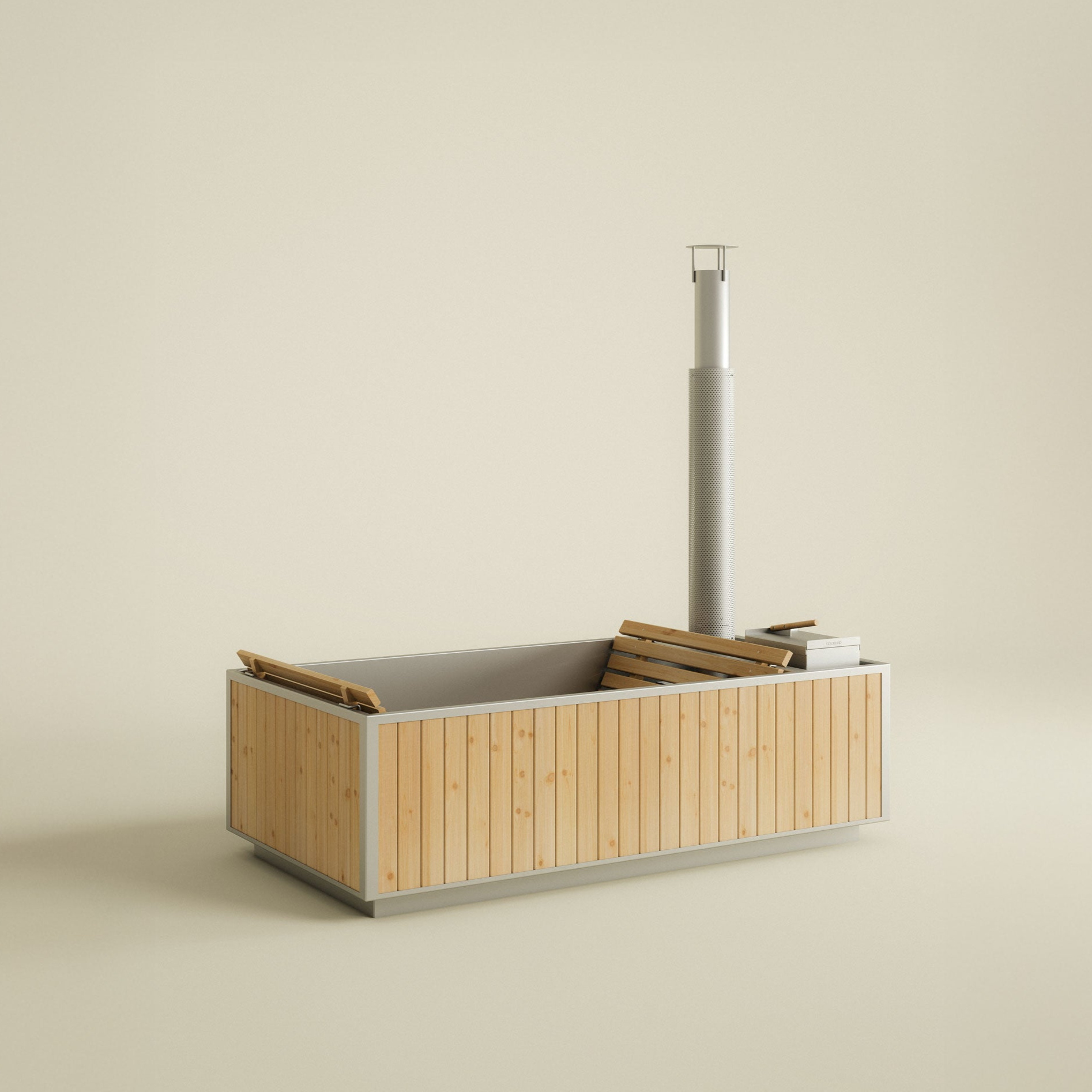 wood burning hot tub 4+ in cedar