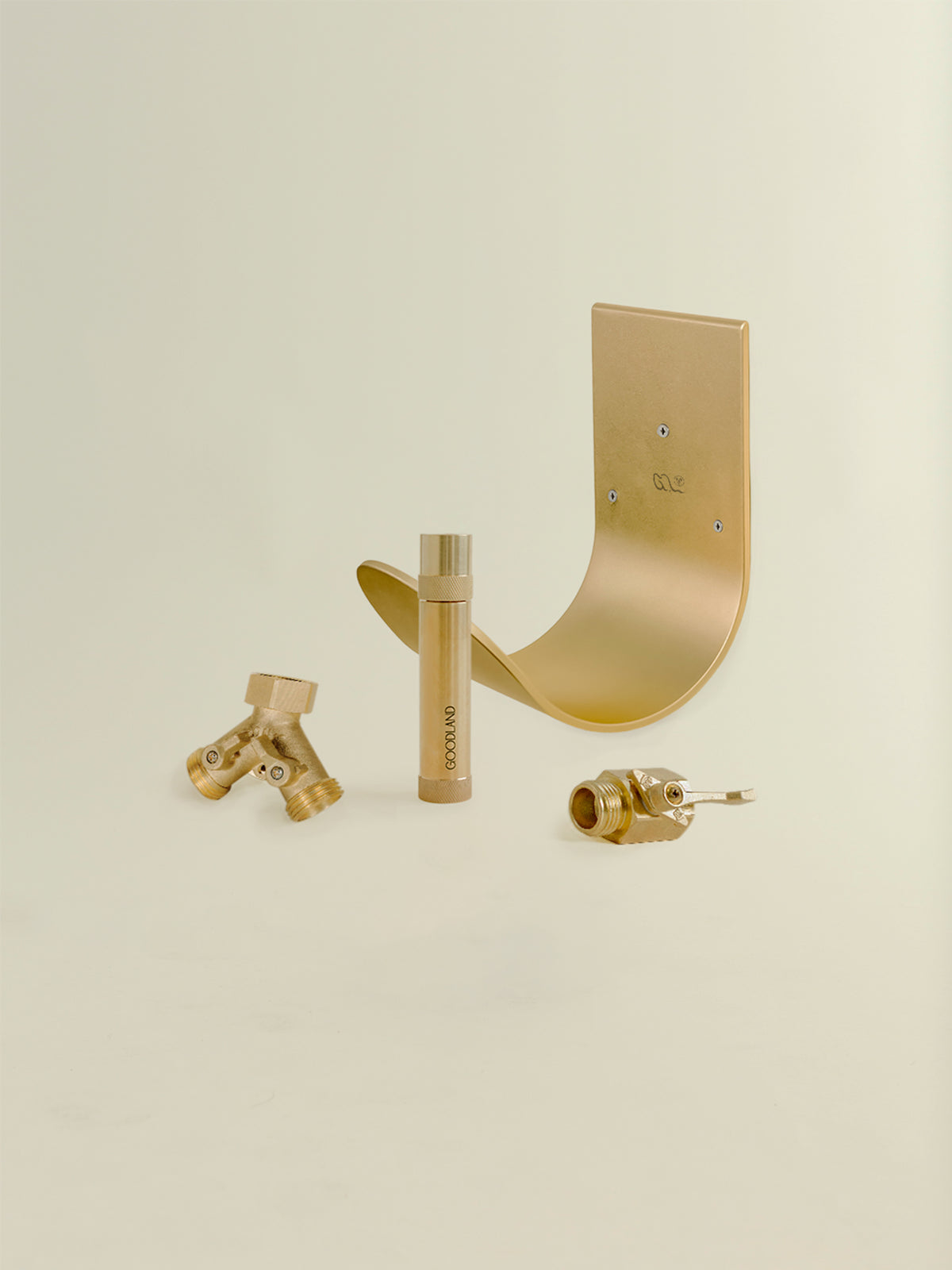 #Hose-Hanger_Raw-Brass+Nozzle_Brass-Hose-Nozzle