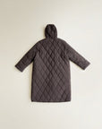 quilted outdoor robe - back