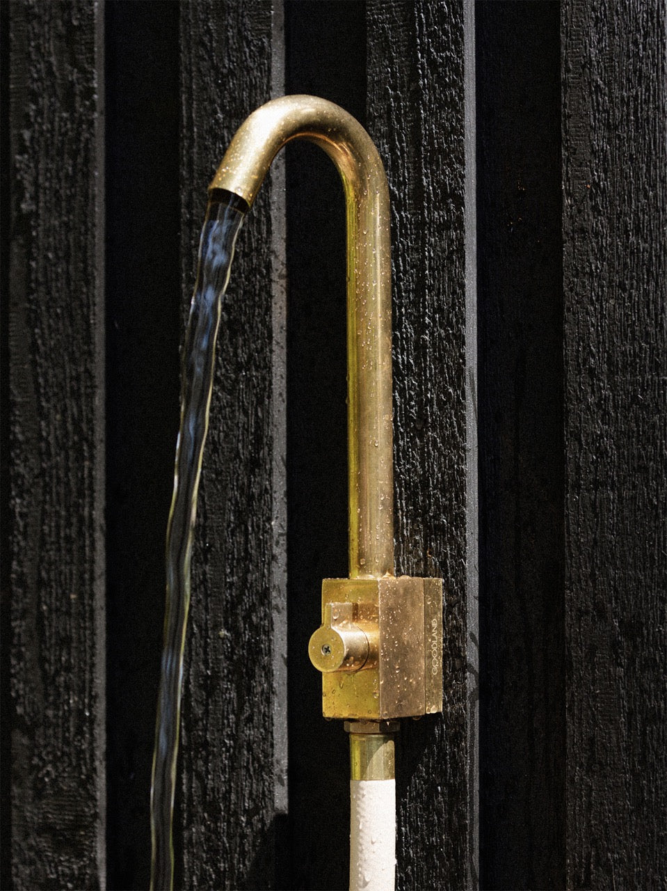 brass faucet outdoor