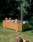 Wood Burning Hot Tub with 4 people 