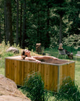 Cold Tub - cedar and stainless steel 
