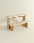 hot tub steps in western red cedar
