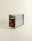 metal firewood holder