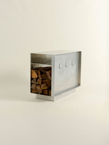 metal firewood holder