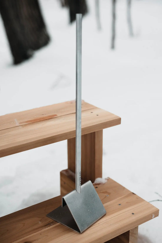 ash scoop and cedar steps