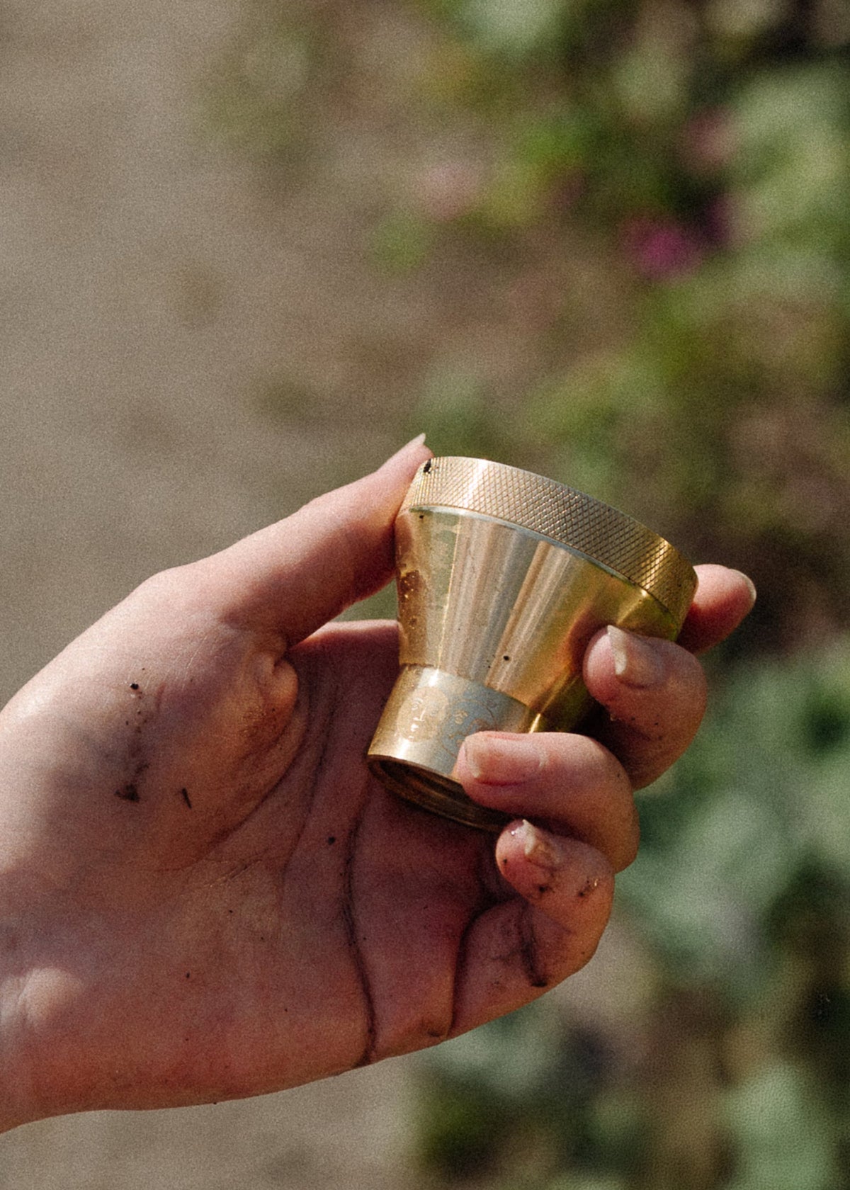 #option_nozzle_only nozzle in raw brass for watering plants