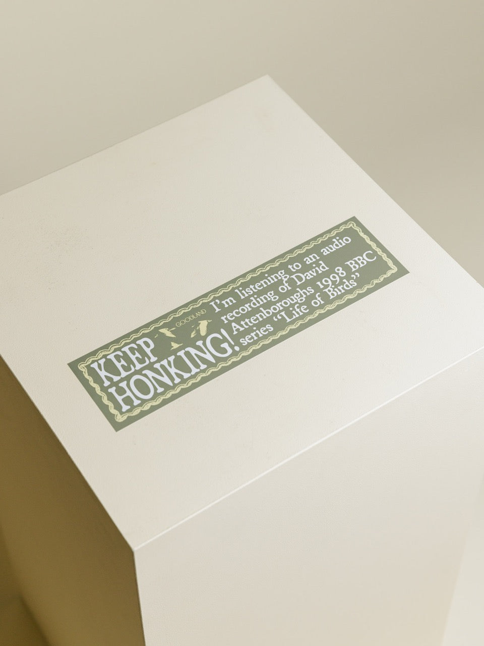 bumper sticker from goodland