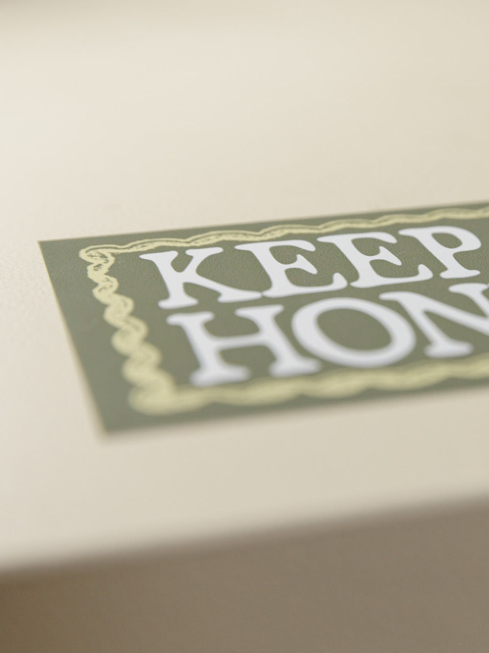 green nature bumper sticker