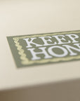 green nature bumper sticker