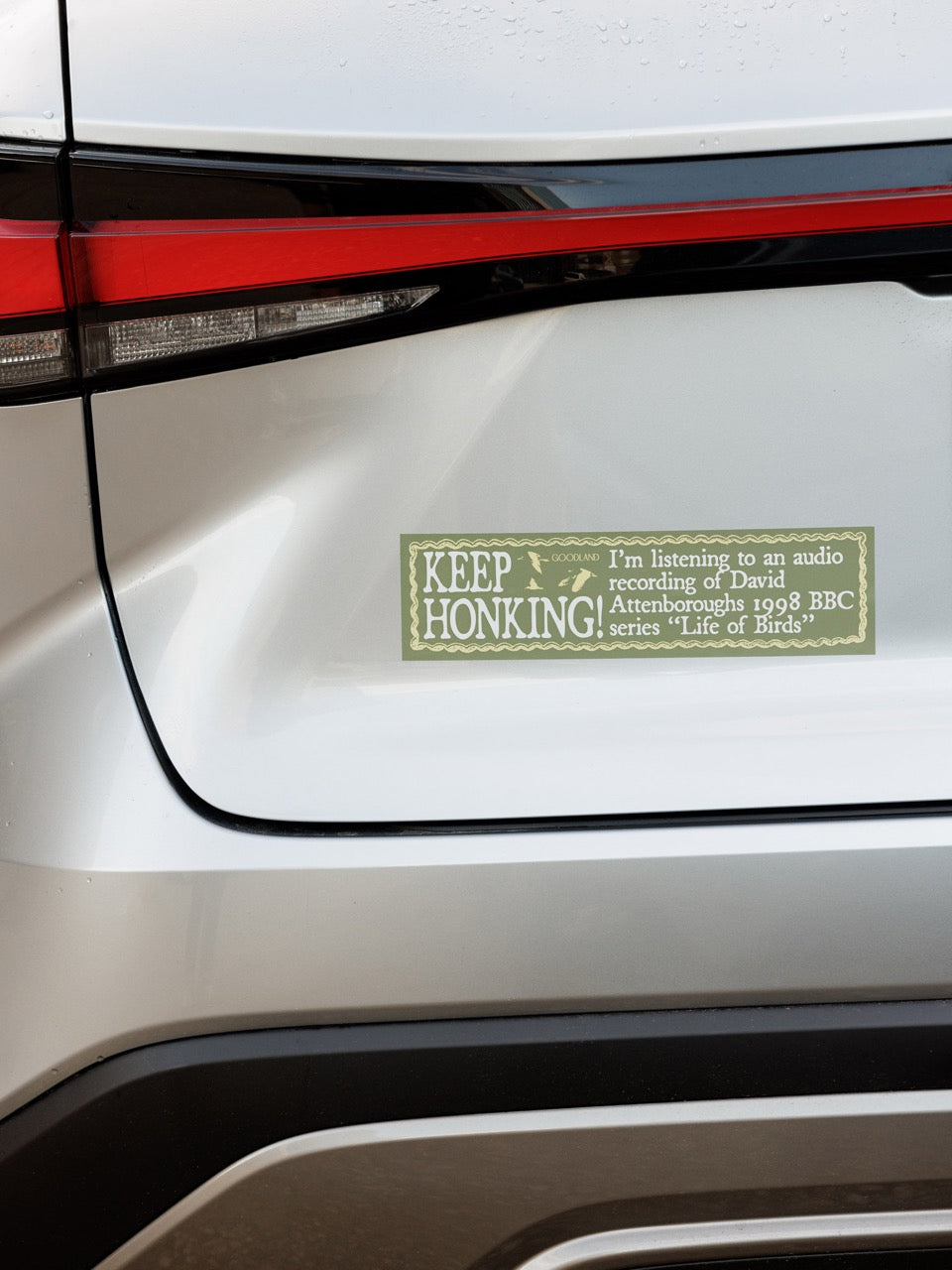 nature focused bumper sticker