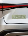 nature focused bumper sticker