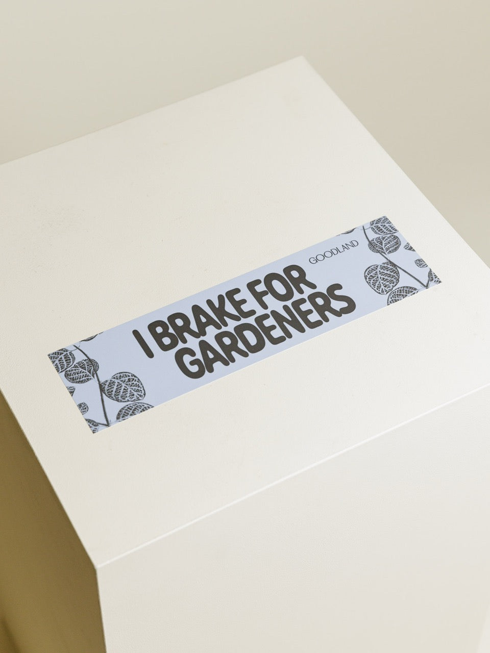 gardening bumper sticker