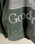 Vintage-inspired sweatshirt with ribbed waistband from GOODLAND