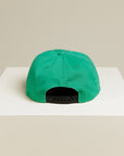 Adjustable cotton green baseball cap